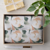 Perzikgouden Pioenroos gespikkeld tissuepapier (Geschenk)