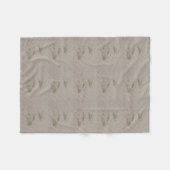 Perzikgras met schroefdraad fleece deken (Voorkant (Horizontaal))