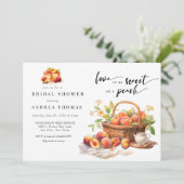 Perzikgroen | Botanisch Vrijgezellenfeest Kaart (Staand voorkant)