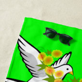 Perzikhanddoeken palmboom strandlaken (In situ)