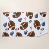 Perzikhanddoeken Sport Strandlaken (Voorkant)