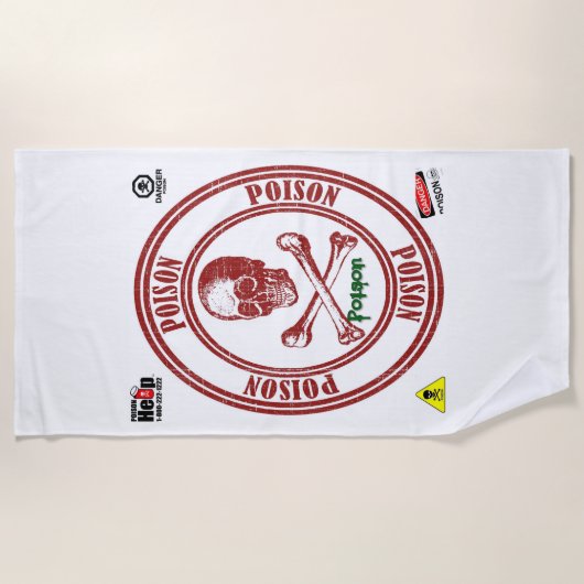 Perzikhanddoeken Strandlaken (Voorkant)