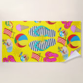 Perzikhanddoeken Strandlaken (Voorkant)