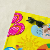 Perzikhanddoeken Strandlaken (In situ)