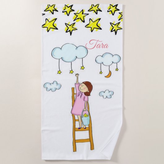 Perzikhanddoeken Strandlaken (Voorkant)