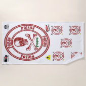 Perzikhanddoeken Strandlaken (Voorkant)