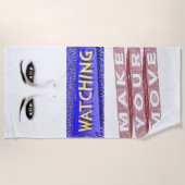 Perzikhanddoeken Strandlaken (Voorkant)