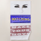 Perzikhanddoeken Strandlaken (Voorkant)