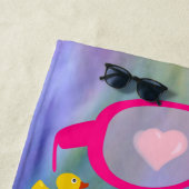 Perzikhanddoeken Strandlaken (In situ)