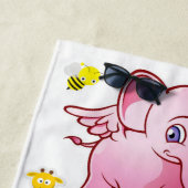 Perzikhanddoeken Strandlaken (In situ)