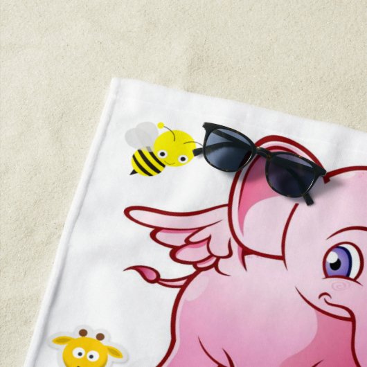 Perzikhanddoeken Strandlaken (In situ)