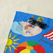 Perzikhanddoeken Strandlaken (In situ)