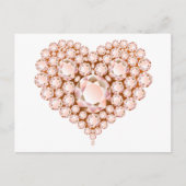 Perzikhartritme-Pareltjes Briefkaart (Voorkant)