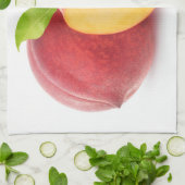 Perzikhelmen Theedoek (Gevouwen)