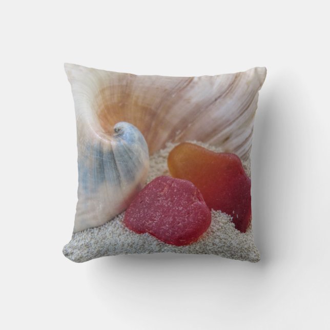 Perzikjuwelen - kussen (Voorkant)