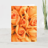 Perzikkaarten voor Rozen Kaart (Voorkant)