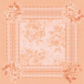 perzikkant vette Rozen Cadeaupapier