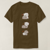 Perzikkat en Goma-kat T-shirt (Design voorkant)