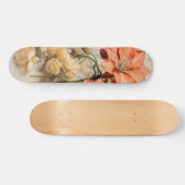 Perzikkleur Daffodil  geïnspireerd skateboard (Horizontaal)