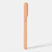 Perzikkleur van 2024 met de naam van het douanemon iPhone hoesje (Rechterkant)