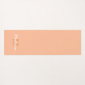 Perzikkleur van 2024 met de naam van het douanemon yogamat (Achterkant (horizontaal))