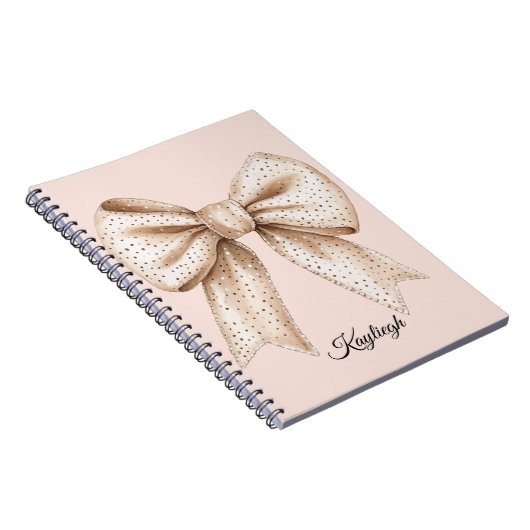 perzikkleurboeg notitieboek (Rechterzijde)