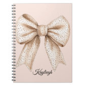 perzikkleurboeg notitieboek (Voorkant)