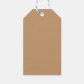 Perzikkleurenblok | Soft Wedding Design Cadeaulabel (Voorkant)