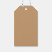Perzikkleurenblok | Soft Wedding Design Cadeaulabel (Achterkant)