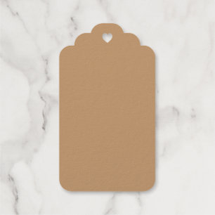 Perzikkleurenblok Soft Wedding Design Cadeaulabels