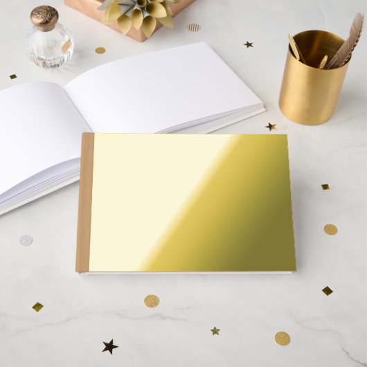 Perzikkleurenblok | Soft Wedding Design Gastenboek (Voorkant open)