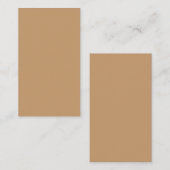 Perzikkleurenblok | Soft Wedding Design Informatiekaartje (Voorkant / Achterkant)