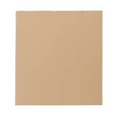 Perzikkleurenblok | Soft Wedding Design Notitieblok (Voorkant)
