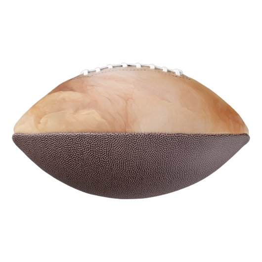 perzikkleurig american football (Gedraaid 90)