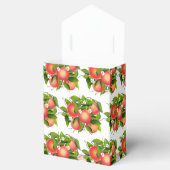 Perzikkleurig bloemfruit | BABY SHOWER Bedankdoosjes (Geopend)