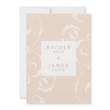 Perzikkleurig en crèmekleurig, wit, zwevend, legan