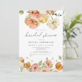 Perzikkleurig en doornstveer Vrijgezellenfeest Kaart (Staand voorkant)