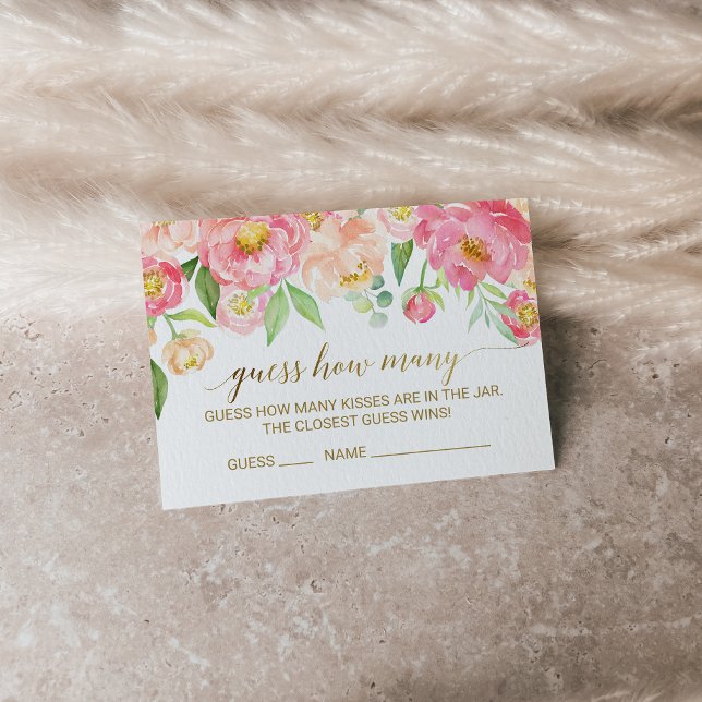 Perzikkleurig en roze raden hoeveel Kaarten met Ki Visitekaartjes (Creator heeft geüpload)