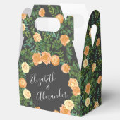 Perzikkleurig en steenkoolgrijze pony's en Roos -  Bedankdoosjes (Geopend)