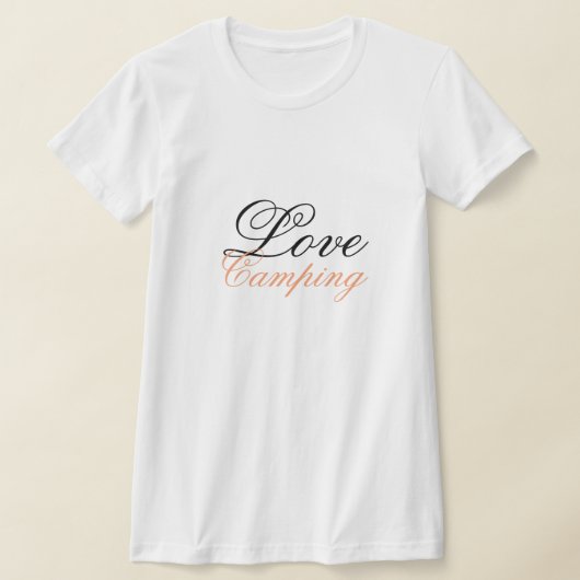 Perzikkleurig en zwart t-shirt (Laagn)
