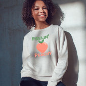 Perzikkleurig gevoel t-shirt