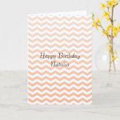 perzikkleurig kaart (Gele Bloem)