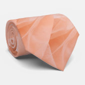 Perzikkleurig Stropdas (Opgerold)