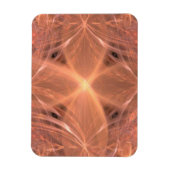 Perzikkleurig zwiringkruis magneet (Verticaal)