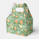 Perzikkleurige en lichte groene pony's en Roos (Fl Bedankdoosjes (Achterkant)