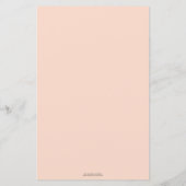 Perzikkleurige flora Wat is er in je Baby voor tel (Achterkant)