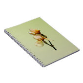 Perzikkleurige Irises Notitieboek (Rechterzijde)