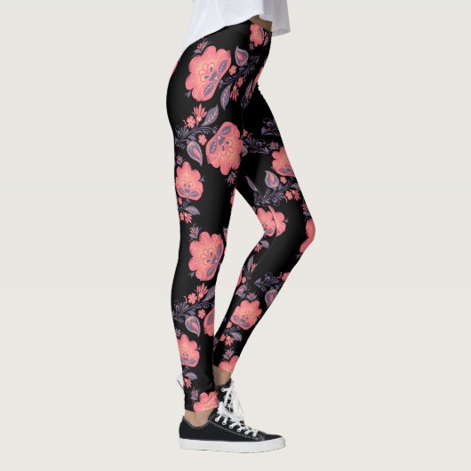 Perzikkleurige Leggings (Rechts)