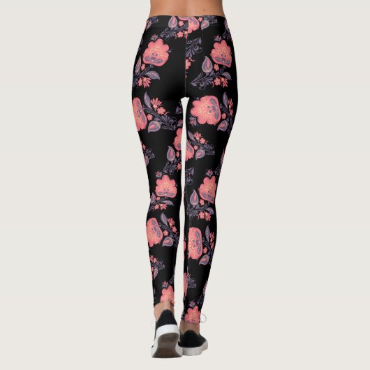 Perzikkleurige Leggings (Achterkant)