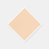 Perzikkleurige Puff High End Servetten (Hoek)